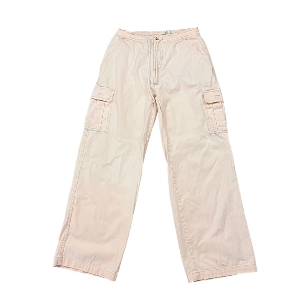 Vintage Bill Blass Jeans Pink Wide Leg Cargo Pants